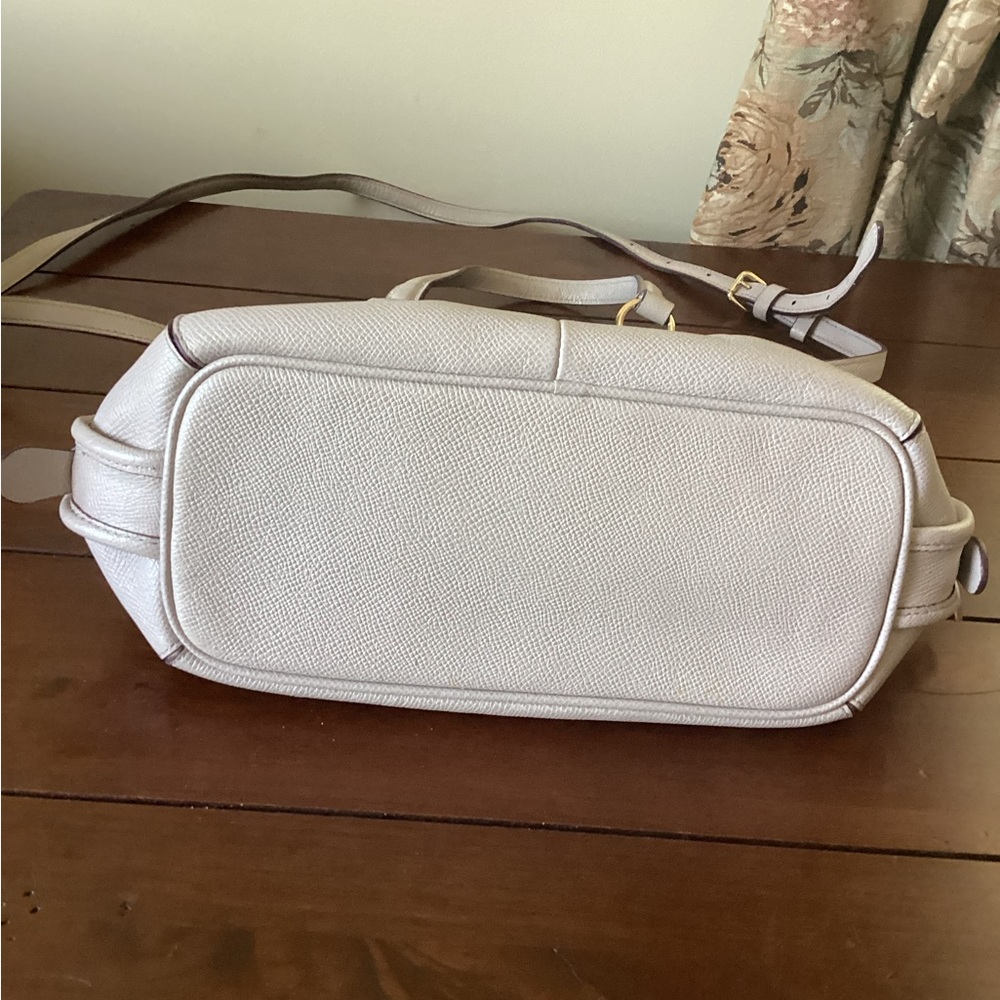 Coach Prince Street Mini Satchel gray Leather Handbag - Picture 5 of 5